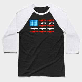 Guns Flag USA Gun Owners Gun Rights Baseball T-Shirt